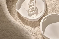 Plats|Plats<Flamant TIFFANY, coupe, céramique, , L Blanc