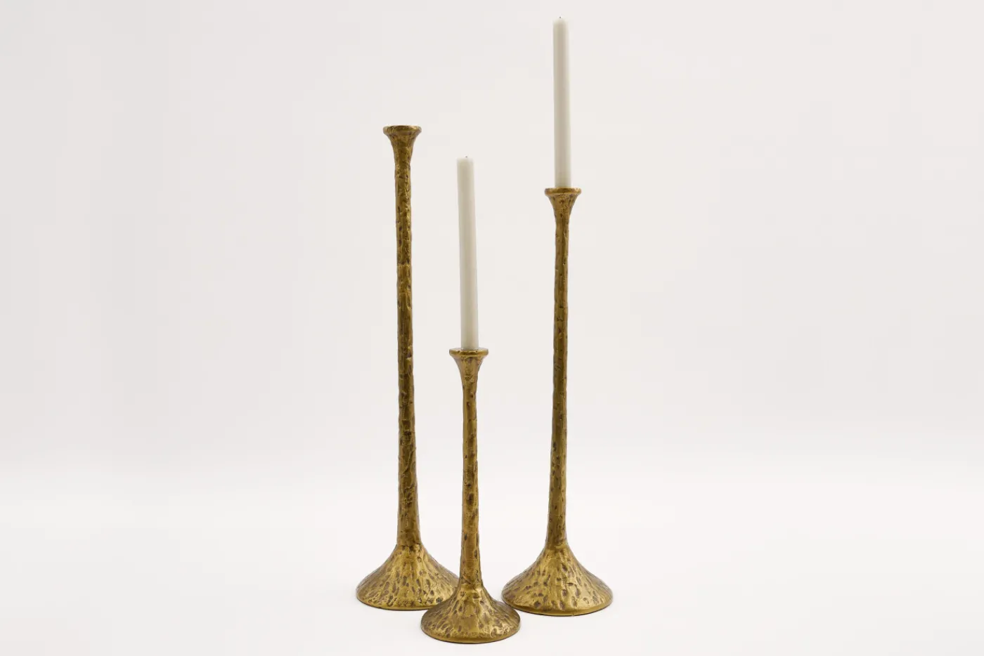 Chandeliers|Chandeliers<Flamant TIGRIS, bougeoir, métal, M Or