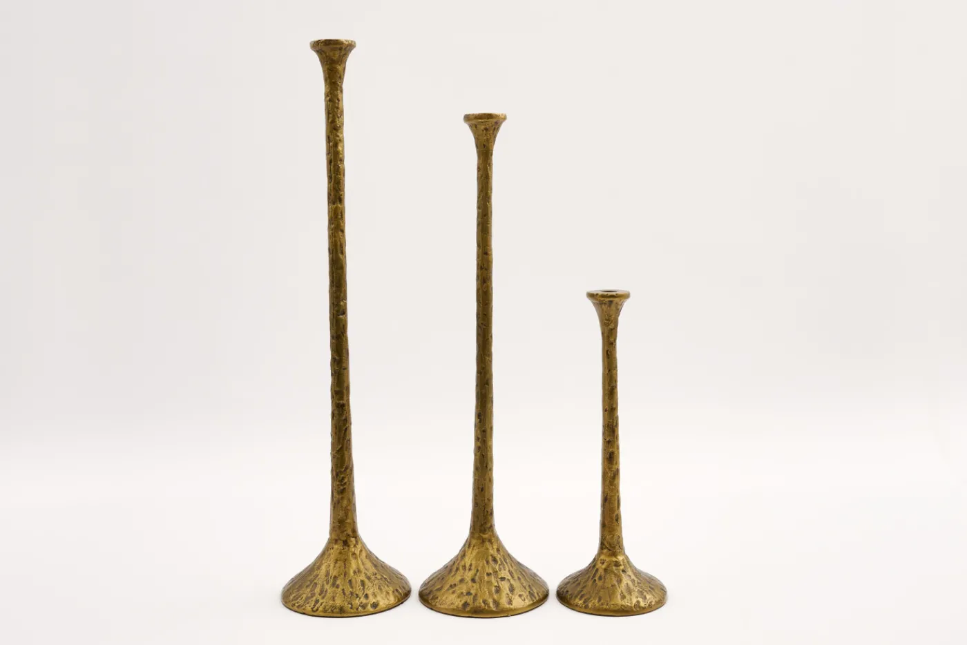 Chandeliers|Chandeliers<Flamant TIGRIS, bougeoir, métal, M Or