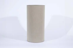 Abat-Jour|Luminaire<Flamant TINTO, abat-jour, naturel et argent, cylindrique, 30 cm h 60 cm Blanccassé