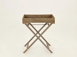 Tables D’Appoint & Consoles|Tables D’Appoint & Consoles<Flamant TOGO, butler tray, tressé, Gris