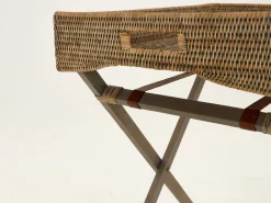 Tables D’Appoint & Consoles|Tables D’Appoint & Consoles<Flamant TOGO, butler tray, tressé, Gris