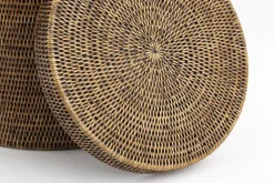 Décoration|Décoration De Salle De Bains<Flamant TOGO, panier en lin, avec oreilles, tressé Brun