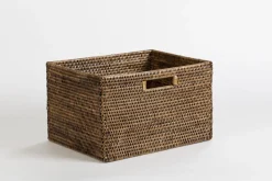 Paniers|Décoration<Flamant TOGO, panier, tressé Brun
