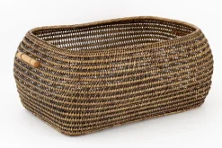 Paniers|Décoration<Flamant TOGO, panier, tressé, L Brun