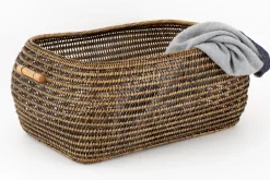Paniers|Décoration<Flamant TOGO, panier, tressé, L Brun