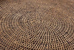Plateaux|Accessoires<Flamant TOGO, plateau, rond, 48cm, tressé Brun