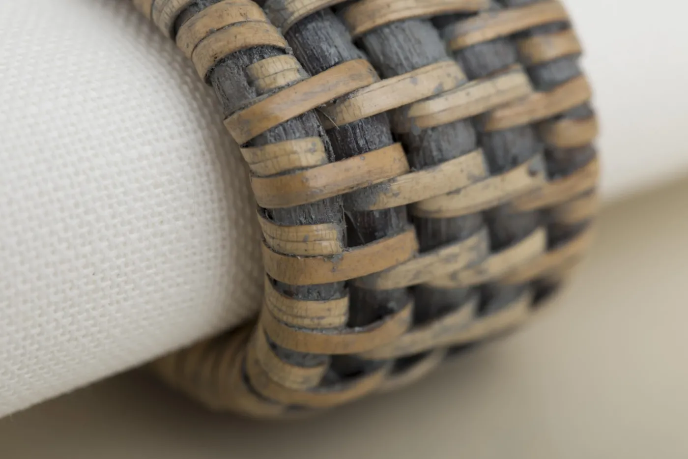 Décoration De Table|Accessoires<Flamant TOGO, rond de serviette, tressé, Gris