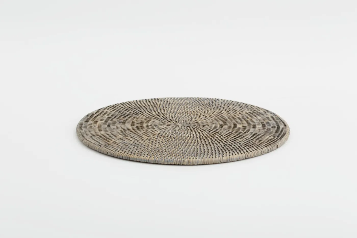 Sets De Table Et Porte-Couverts|Textile<Flamant TOGO, sous-plat, tressé, , rond Gris