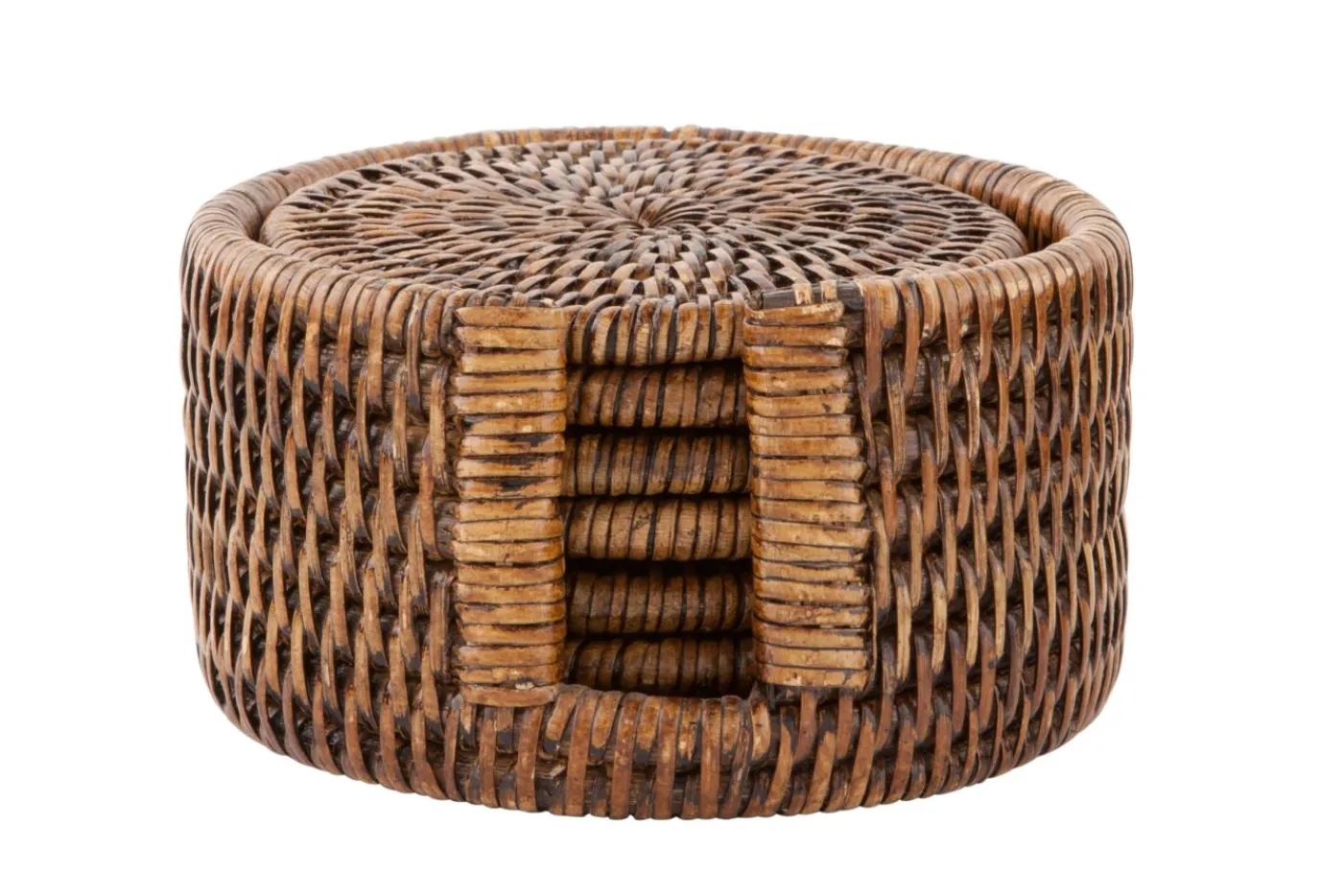 Ustensiles De Service Et De Cuisine|Accessoires<Flamant TOGO, sous-verre, tressé, rond, set de 6 Brun