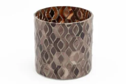 Porte Bougie, Chauffe-Plats Et Photophores|Porte Bougie, Chauffe-Plats Et Photophores<Flamant TOILE, photophore, verre, M Pourpre