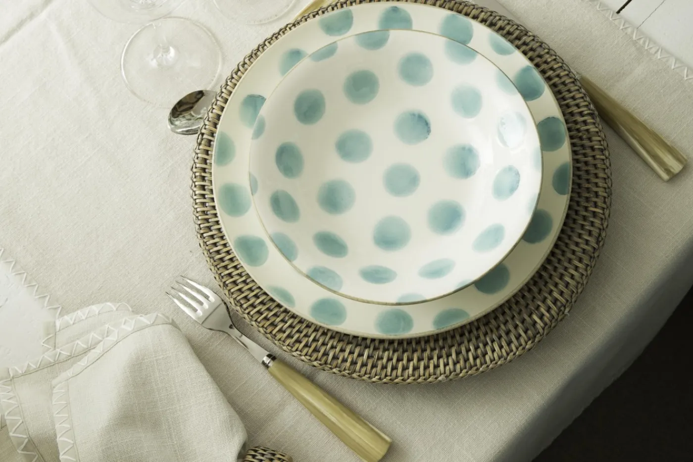 Couverts|Couverts<Flamant TONDO, couteau de table Mixte