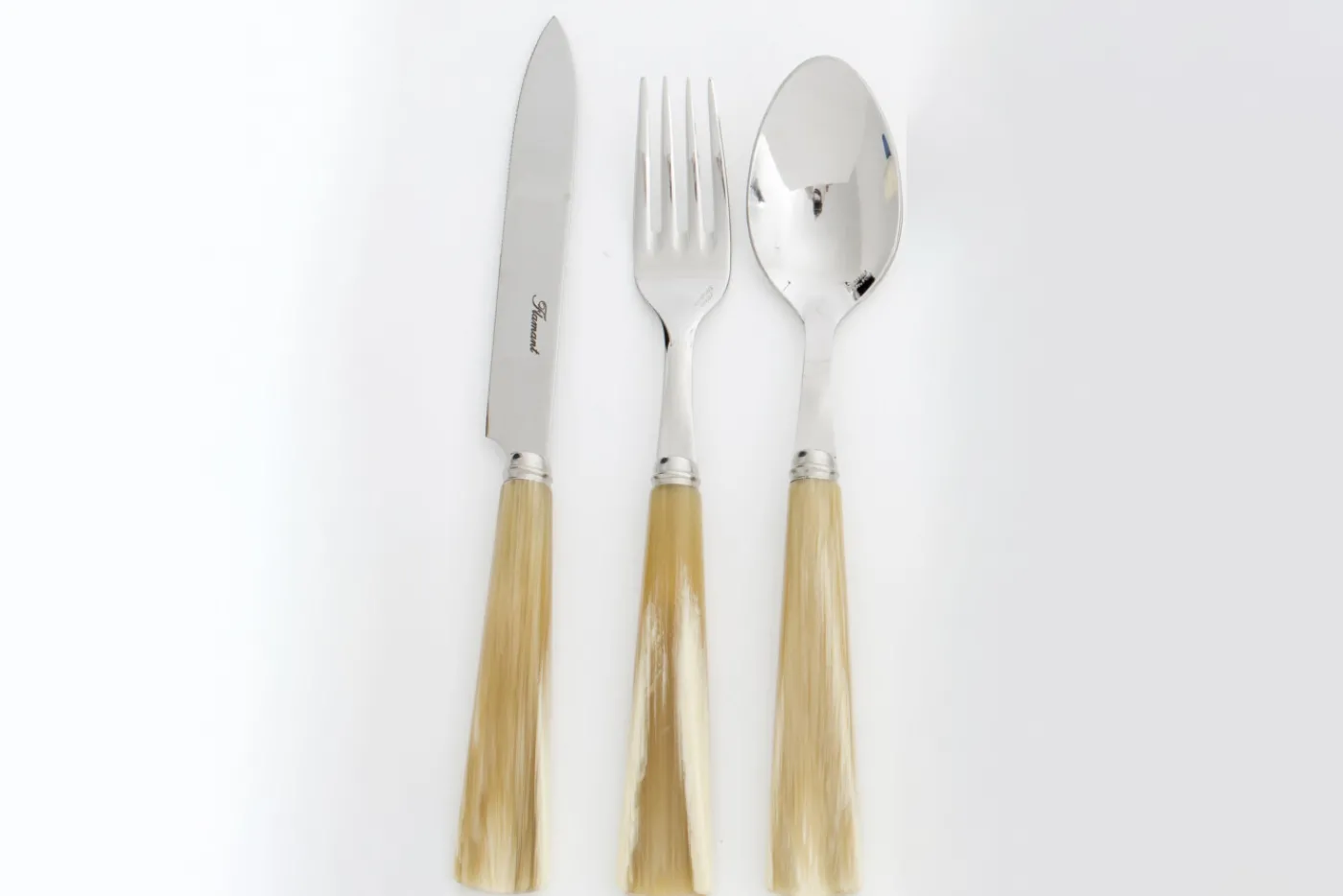 Couverts|Couverts<Flamant TONDO, couteau de table Mixte