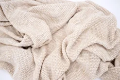 Plaids Et Couvre-Lits|Plaids Et Couvre-Lits<Flamant TOULOUSE, plaid, beige Blanccassé