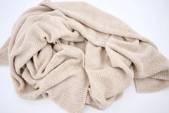 Plaids Et Couvre-Lits|Plaids Et Couvre-Lits<Flamant TOULOUSE, plaid, beige Blanccassé