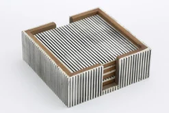 Accessoires|Ustensiles De Service Et De Cuisine<Flamant TREBALE, sous-verre, set de 4 Gris