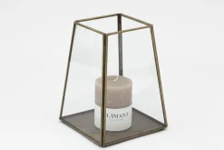 Porte Bougie, Chauffe-Plats Et Photophores|Porte Bougie, Chauffe-Plats Et Photophores<Flamant TRENADO, photophore, fer et verre, S Transparent