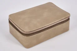 Paniers|Décoration<Flamant TUSCON, boîte à bijoux, cuir Brun