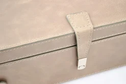 Paniers|Décoration<Flamant TUSCON, boîte à bijoux, cuir Brun