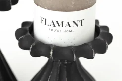 Chandeliers|Chandeliers<Flamant ULRIK, bougeoir, métal, S Noir