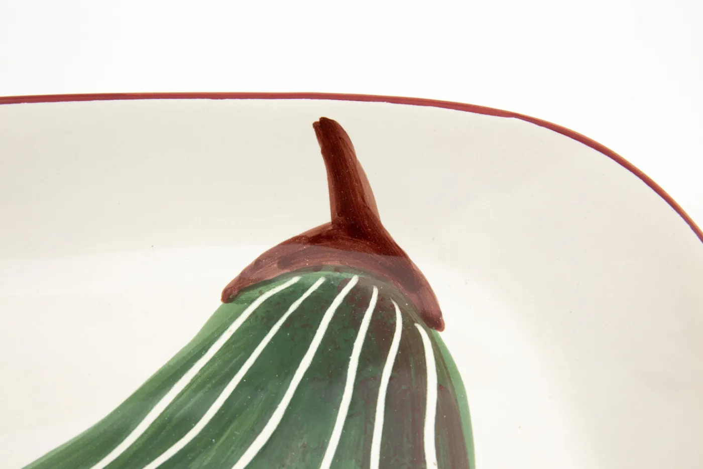 Plats|Plats<Flamant VEGETAL, plateau, ovale, courgettes, L Mixte