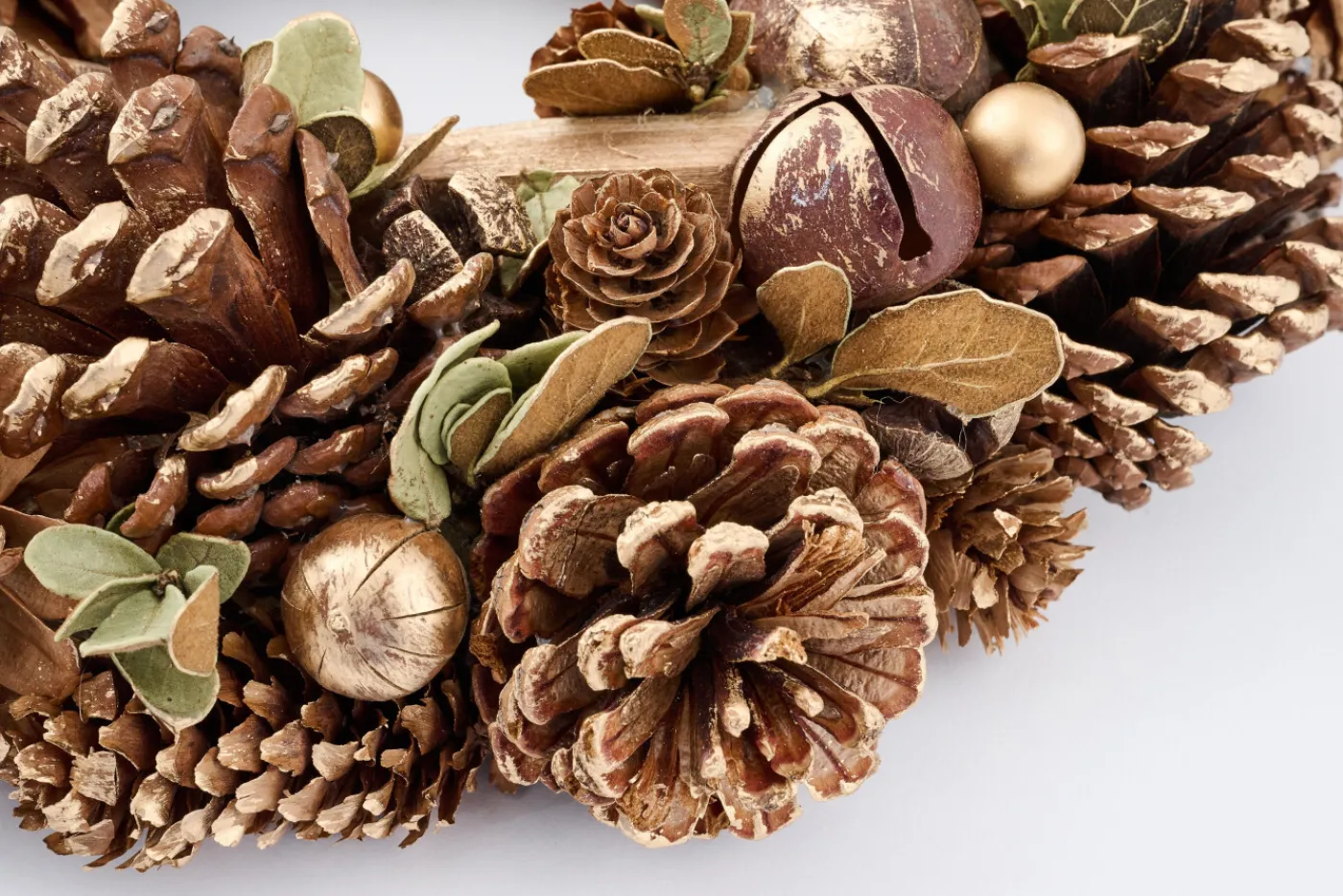 Couronnes De Noël|Couronnes De Noël<Flamant VENETO, guirlande, S Or