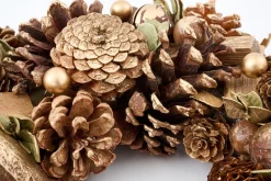 Couronnes De Noël|Couronnes De Noël<Flamant VENETO, guirlande, S Or