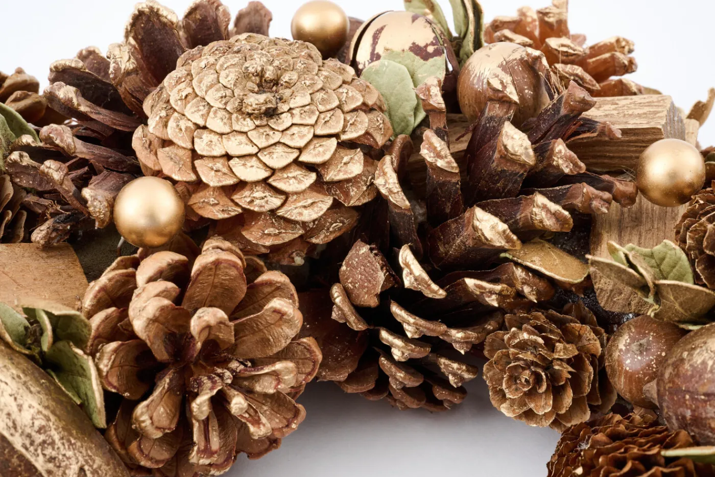 Couronnes De Noël|Couronnes De Noël<Flamant VENETO, guirlande, S Or