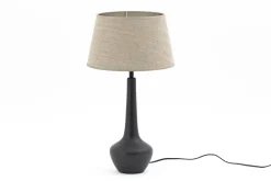 Lampes|Lampes De Table Et De Bureau<Flamant VERDANA, lampe de table, bois, Noir