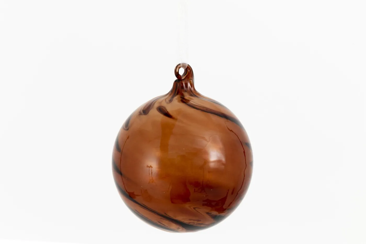 Boules De Noël|Boules De Noël<Flamant VIGINIE, boule de Noël Brun