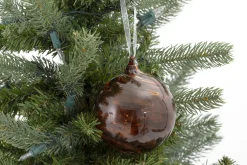 Boules De Noël|Boules De Noël<Flamant VIGINIE, boule de Noël Brun