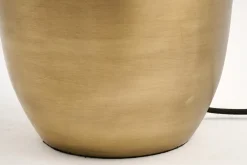 Lampes|Lampes De Table Et De Bureau<Flamant VISO, lampe de table avec abat-jour, métal Or