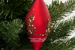 Boules De Noël|Boules De Noël<Flamant VITTORIA, pendentif Noël Rouge
