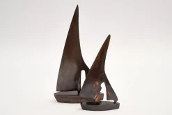 Statuettes Et Objets|Décoration<Flamant WALT, voilier, , S Brun