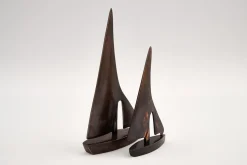 Statuettes Et Objets|Décoration<Flamant WALT, voilier, , S Brun