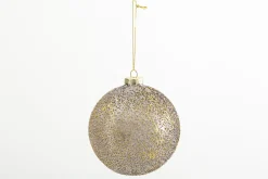 Boules De Noël|Boules De Noël<Flamant WATTAN, boule de Noël Or