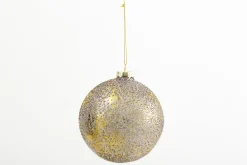 Boules De Noël|Boules De Noël<Flamant WATTAN, boule de Noël Or