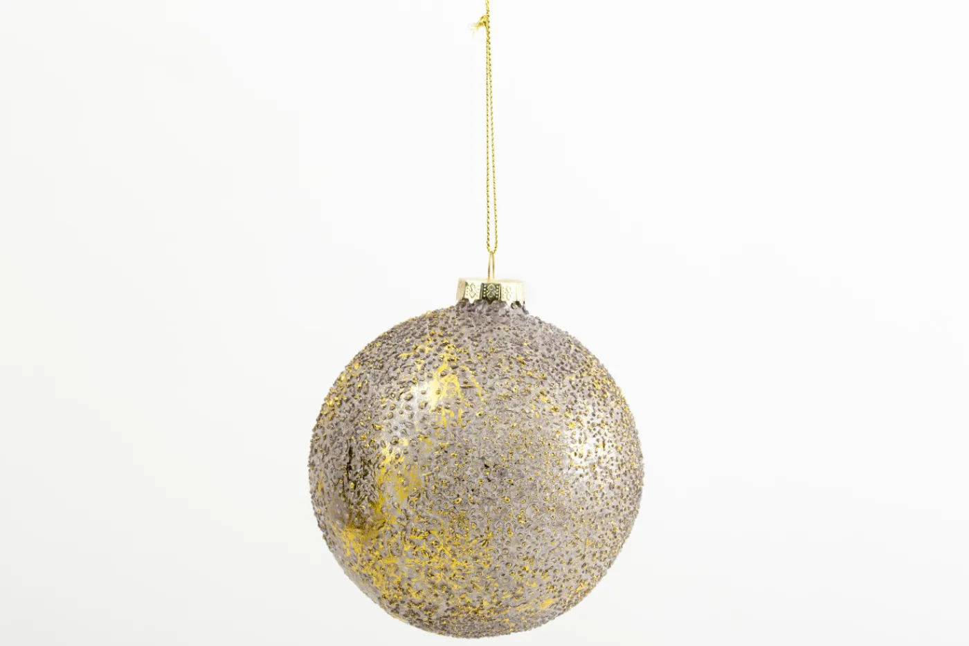 Boules De Noël|Boules De Noël<Flamant WATTAN, boule de Noël Or