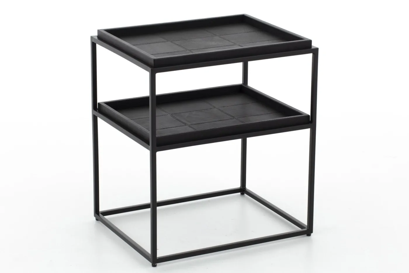 Tables D’Appoint & Consoles|Tables D’Appoint & Consoles<Flamant WILLIA, bout de canapé, métal et cuir Mixte