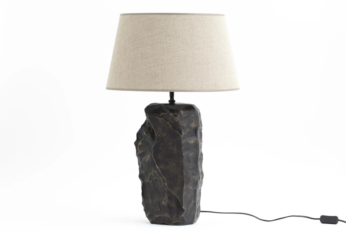 Lampes|Lampes De Table Et De Bureau<Flamant WINONA, lampe de table, métal, L Brun