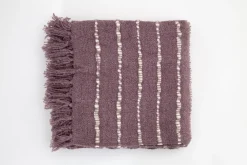 Plaids Et Couvre-Lits|Plaids Et Couvre-Lits<Flamant WRINGTON, plaid, violet Pourpre