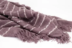Plaids Et Couvre-Lits|Plaids Et Couvre-Lits<Flamant WRINGTON, plaid, violet Pourpre