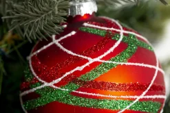 Boules De Noël|Boules De Noël<Flamant XIN, boule de Noël Rouge