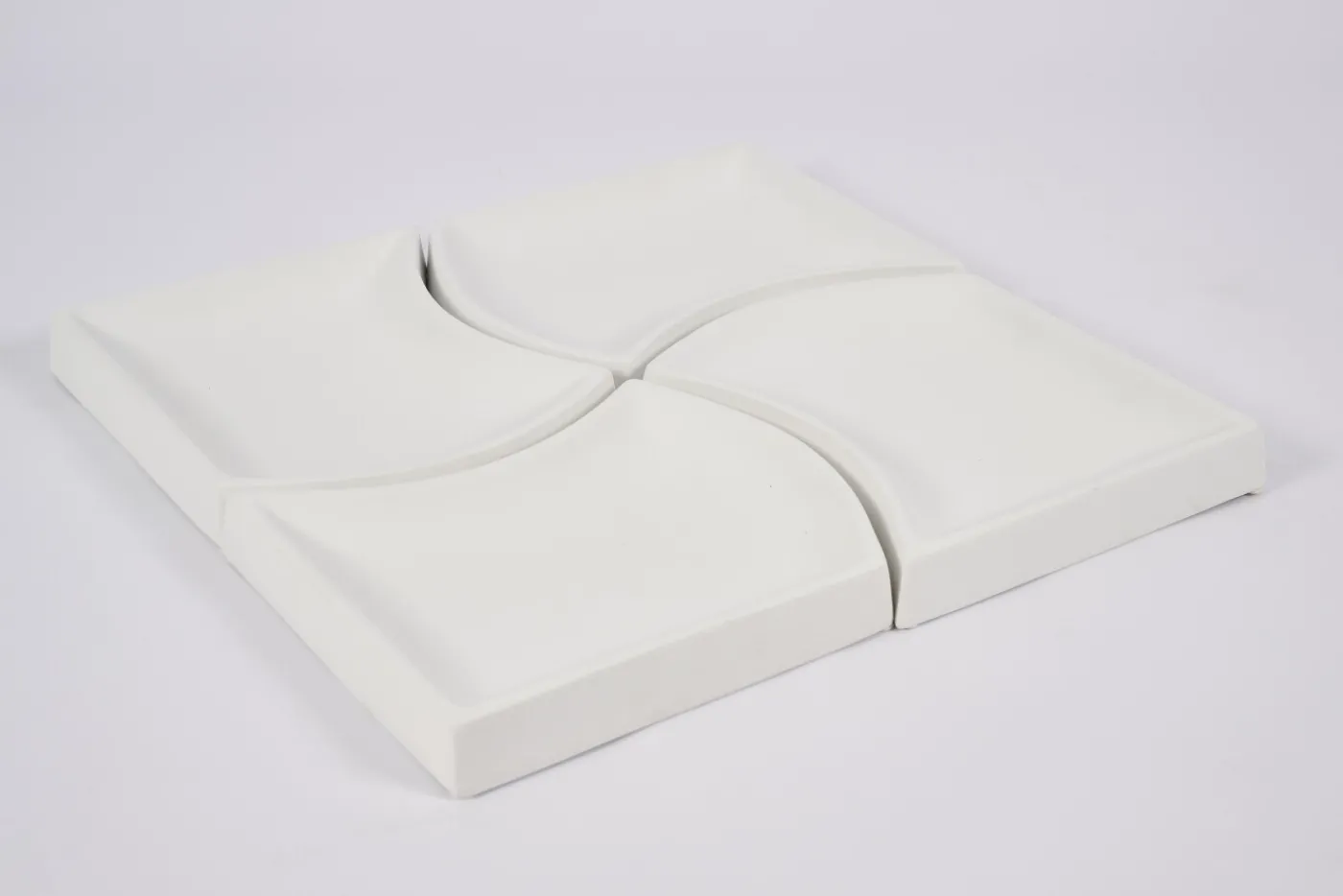 Plats|Plats<Flamant YUNI, coupe, céramique, , set de 4 Blanc