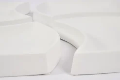 Plats|Plats<Flamant YUNI, coupe, céramique, , set de 4 Blanc