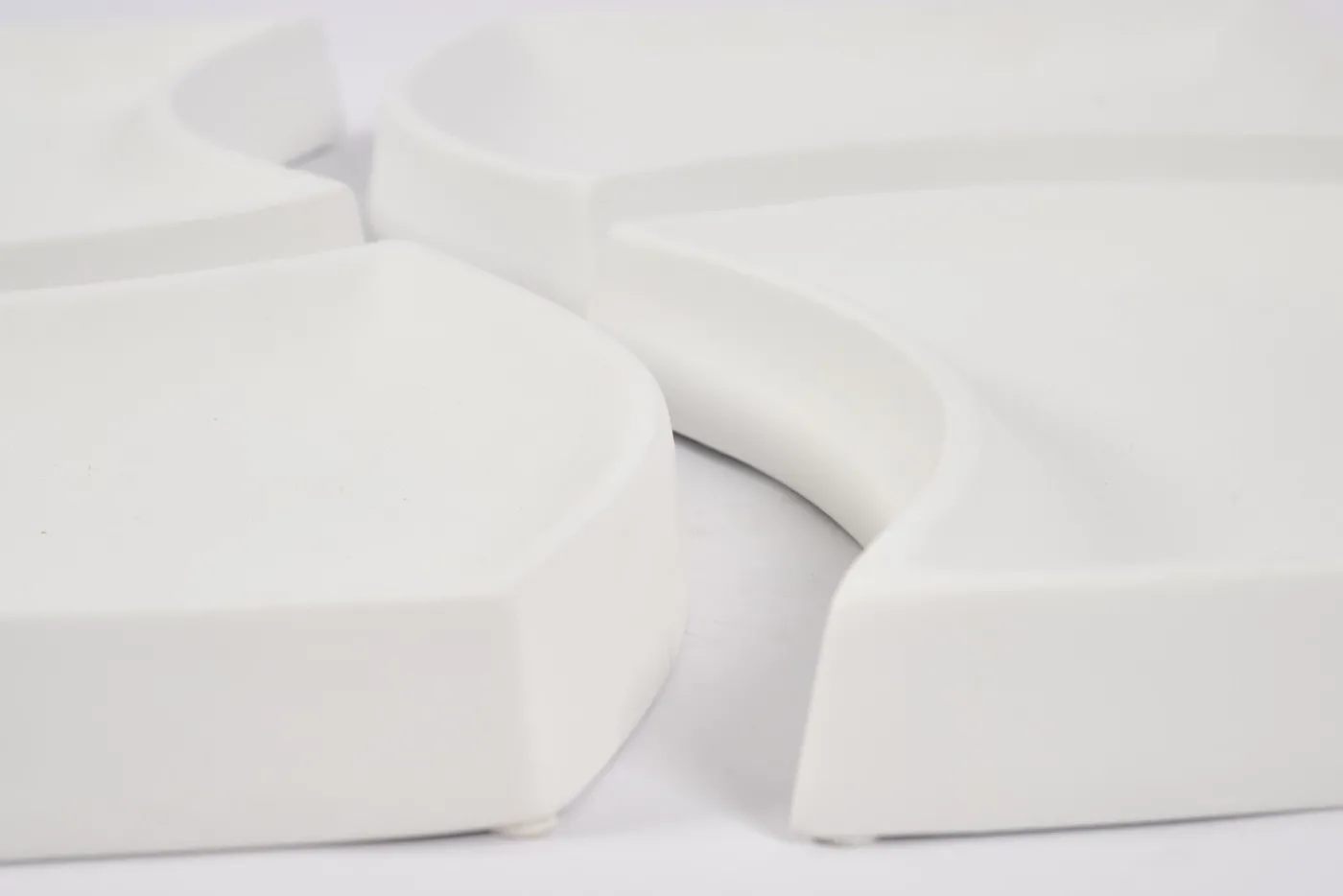 Plats|Plats<Flamant YUNI, coupe, céramique, , set de 4 Blanc