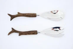 Couverts|Couverts<Flamant ZAC, couverts à salade, set de 2 Brun