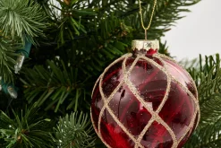 Boules De Noël|Boules De Noël<Flamant ZARIAS, boule de Noël Rouge