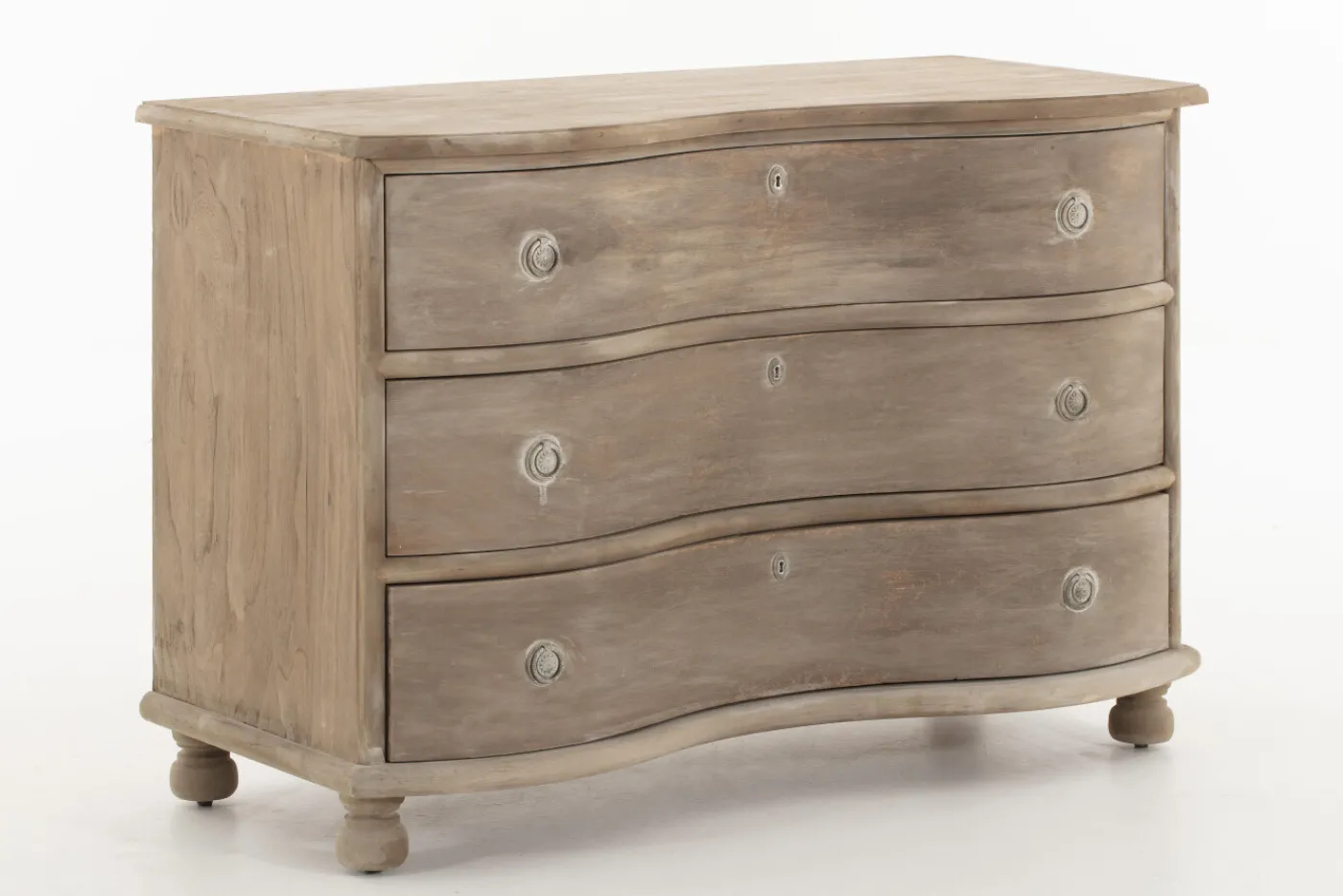 Commodes|Armoires<Flamant ZAVI, commode, 3 tiroirs, gris