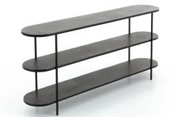 Tables D’Appoint & Consoles|Tables D’Appoint & Consoles<Flamant ZENZA, table console, 3 niveaux, métal Noir